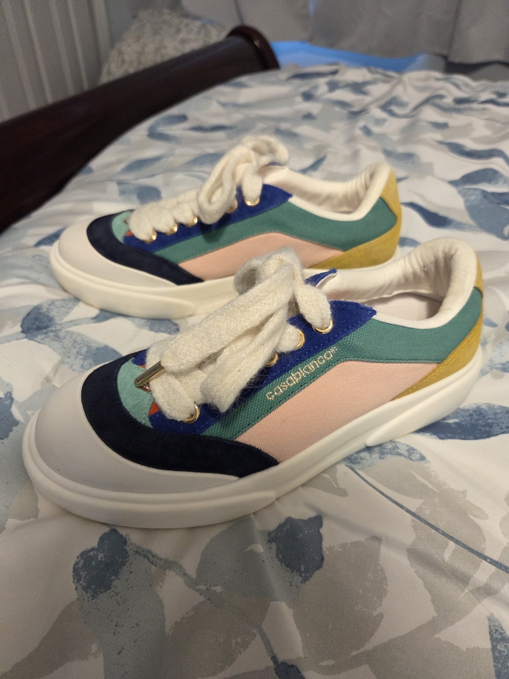 Womens CASABLANCA Del Mar Sneakers Multicolor Size 7.5. RARE FIND!